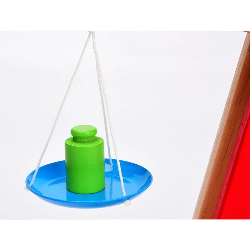 Kids Montessori Toy Counting Toy Counting Blocks Balance Game Math Toy for Accessories Birthday Gift Home Use Bedroom Children