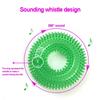 Squeaky Pet Dog Interactive Chew Toy Puppy Bite Resistant Thorn Barbed Tooth Cleaning Toy TPR Molar Chew Toys for Dogs