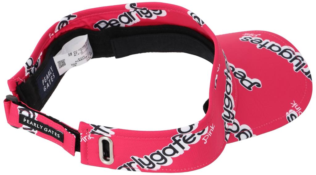 [PEARLY GATES] Unisex Visor Pink Logo VISOR UNISEX  053-3287808 091Pink FR