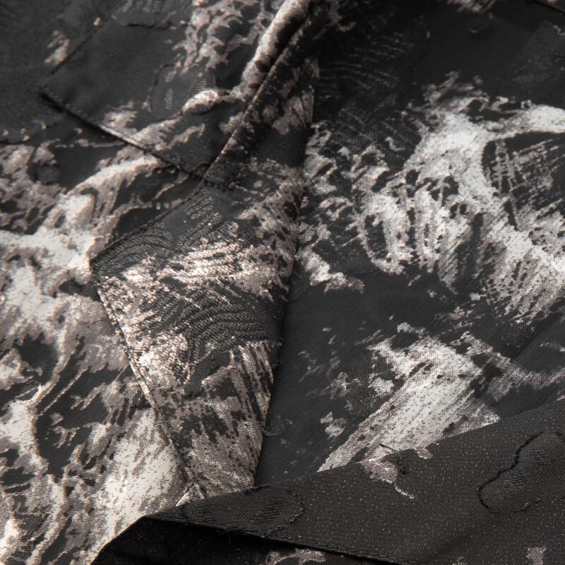 Men's Plus Size Printed Cuban Collar Short Sleeve Shirt