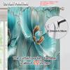 2pcs   Curtain Popular  print Blue Turquoise Floral Mandala Durable Polyester (without rod) Decorations For Home Ldeal for