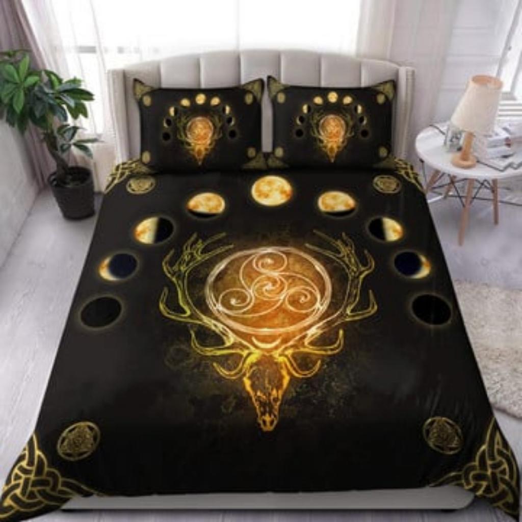 Tmarc Tee Native Skull Galaxy Bedding Set Bedspreads Home Bedding Set Quilt Cover Set