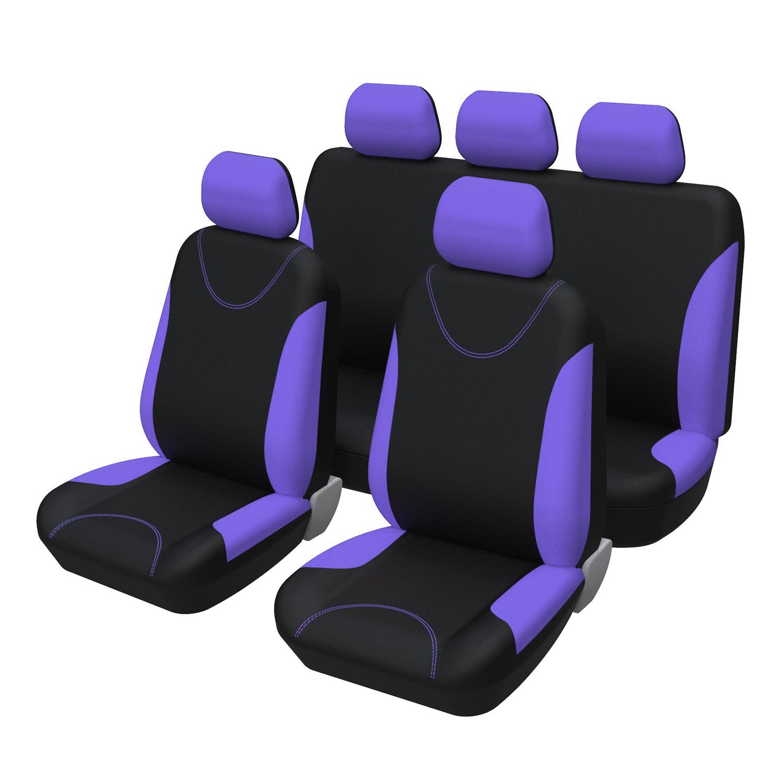 

9 шт. Универсальный чехол для сиденья автомобиля, защитный чехол для салона автомобиля