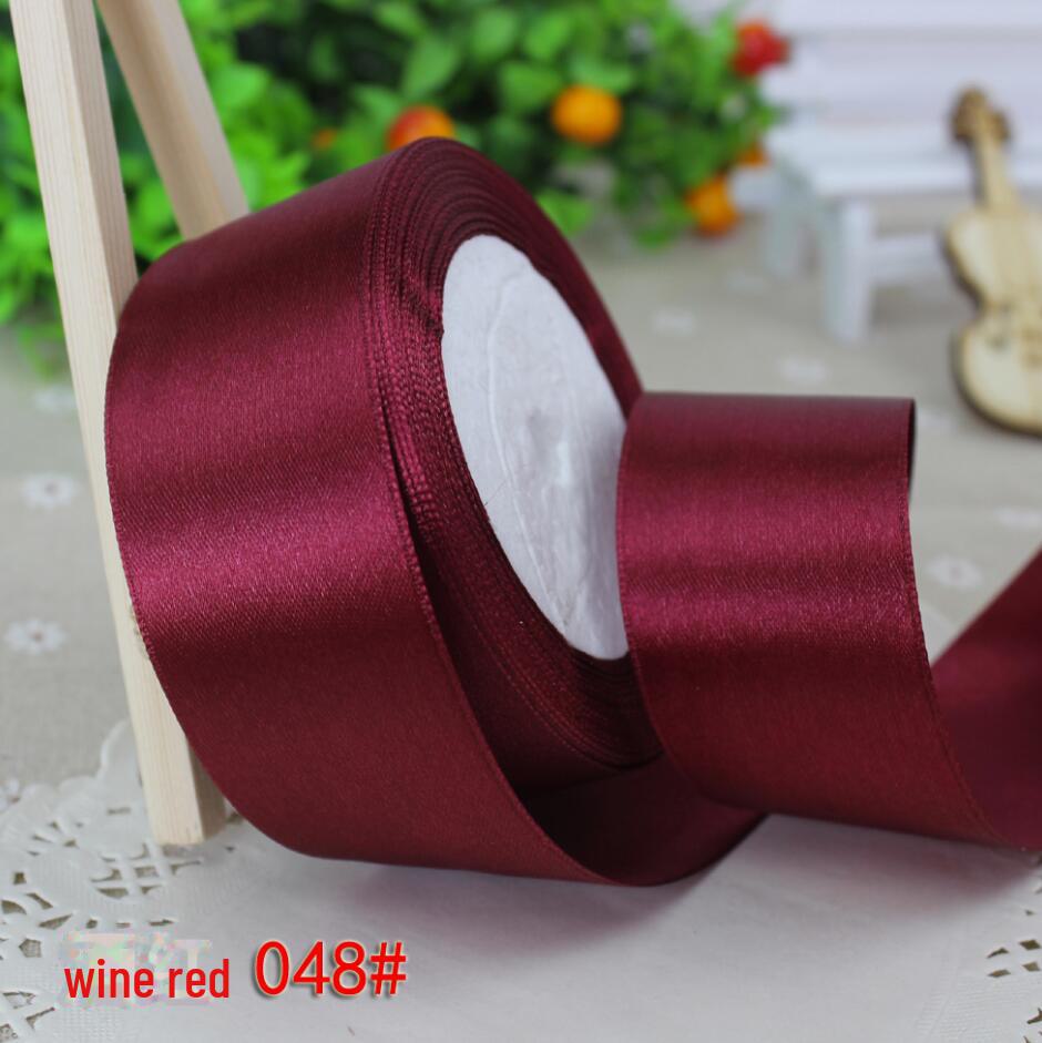 Red Satin Ribbon - 2cm Wide, 22 Meters Long, for Baking and Crafts