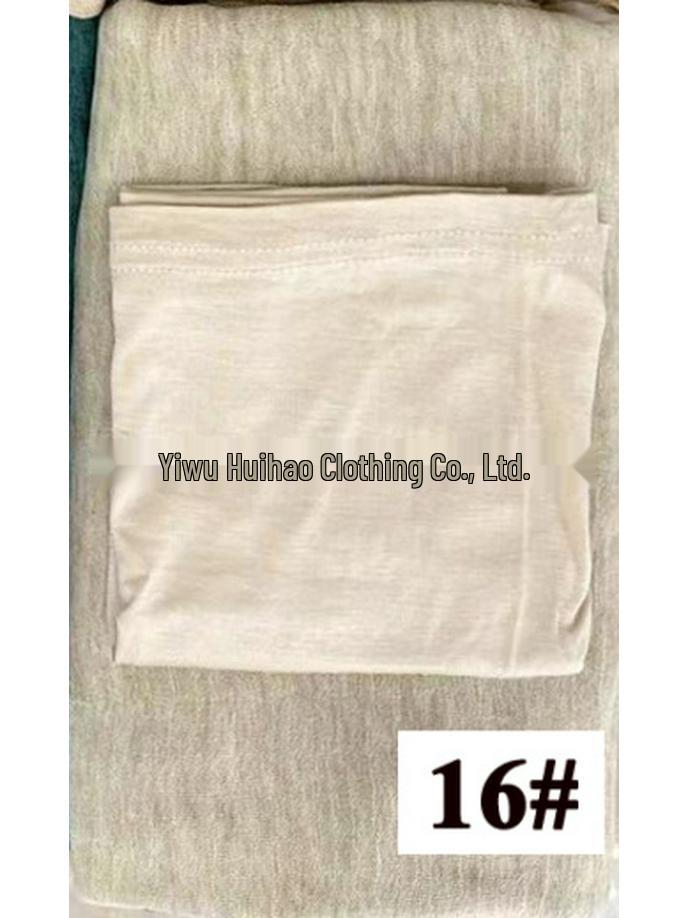 High-Texture Tie-Dye Rayon Headscarf Set: Soft, Wrinkled, Vintage-Style Muslim Shawl