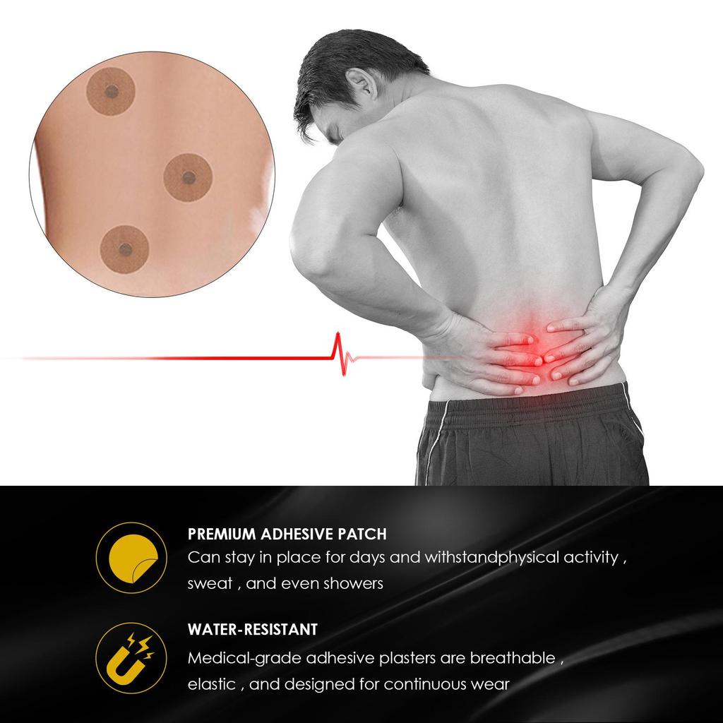 South Moon 1 paquete/50 unidades de pasta de acupuntura magnética superresistente para aliviar el dolor de las articulaciones de hombros, cuello y cintura, pasta de acupuntura magnética fuerte
