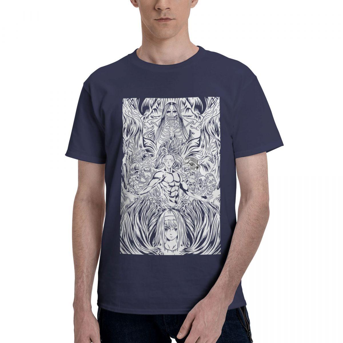 

Attack On Titans 100 Cotton Casual Breathable Confortable Tops Mens Designer Clothes Mens Wear 4XL