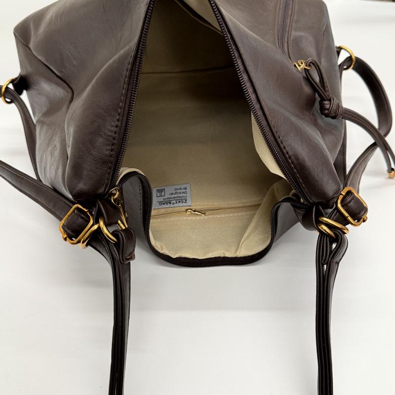 Retro commuter large capacity tote bag women's new casual single shoulder crossbody multifunctional fashion backpack