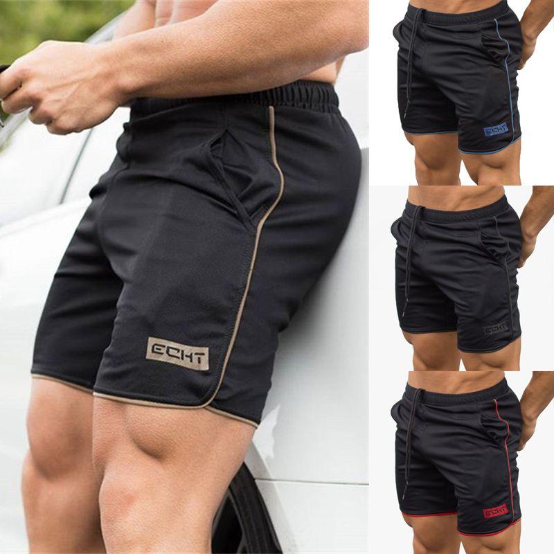 Mens Running Sports Bodybuilding Summer Shorts Workout Fitness Gym Short Pants