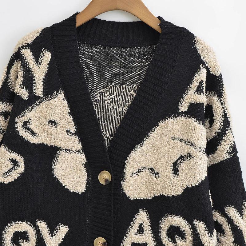 Zab Autumn New Women's Clothing Fashion Style French Style Design Fashion All-Match Casual Style Color Matching Wool Knitwear