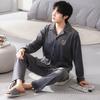 Pajamas Men'S Coral Fleece Autumn And Winter Flannel Island Fleece Loungewear Can Be Worn Outside A Thin Fleece Suit