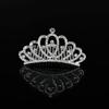 Crystal Crown Headdress  Children Birthday Gift The Princess Performance Comb Hair Accessories Hairpin Wedding Party Bridal