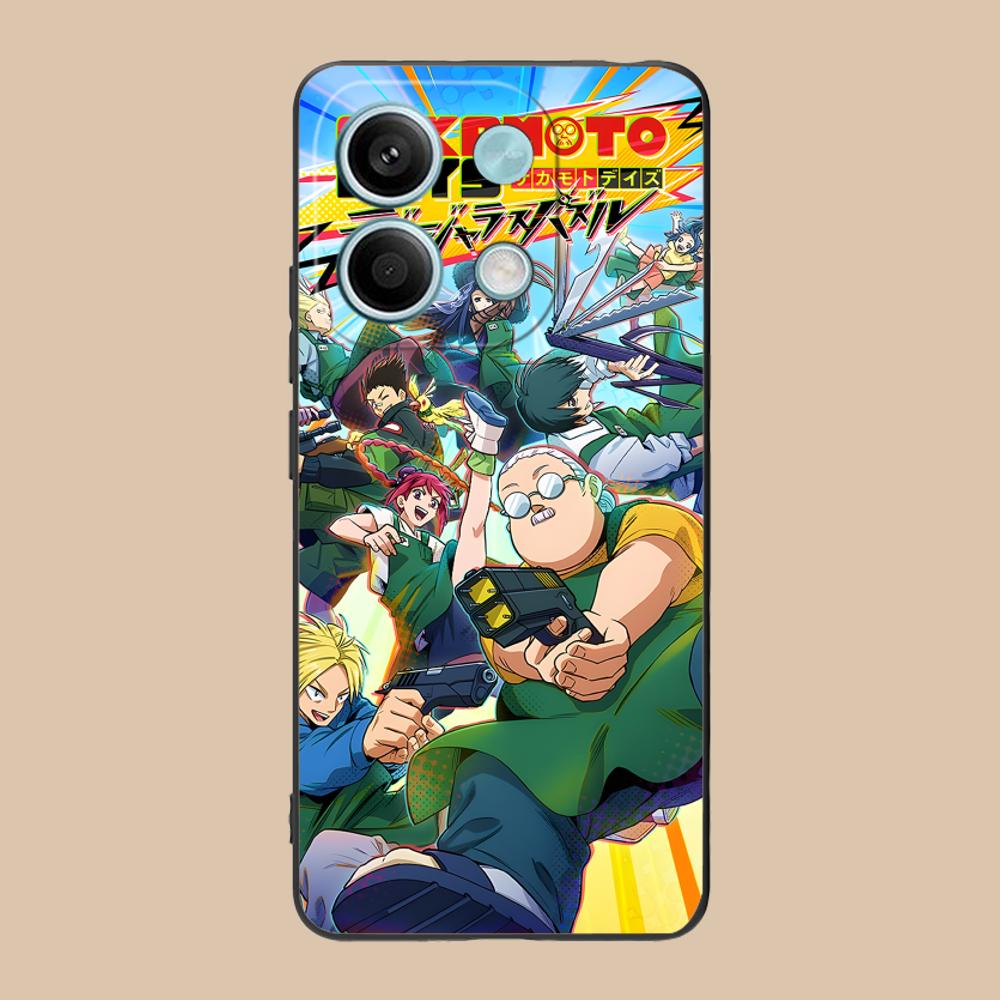 

Sakamoto Days Mobile Phone Case for Xiaomi 15 14 13 12 Mi 11 T Ultra Lite Pro S X 5G Colour Printing Smartphone Cover Luxury Xiaomi 11T Pro