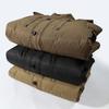 Winter Men's Cotton-padded Clothes, Raccoon Fur Collar Medium and Long Velvet Large-size Hooded Cotton-padded Jackets, Cotton-padded Jackets.