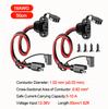 SAE Quick Connector Harness, SAE Adapter, Male Plug To Female Socket, SAE Extension Cable 1FT 12AWG