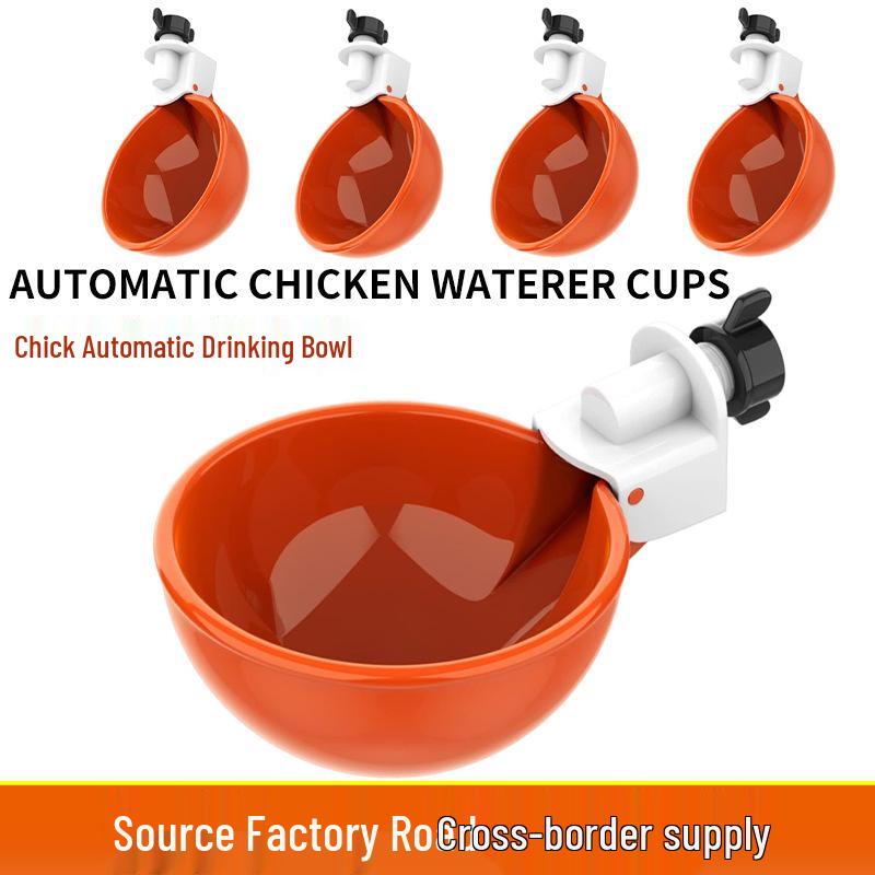 Automatic Poultry Drinker Bowl for Chickens, Ducks, and Geese