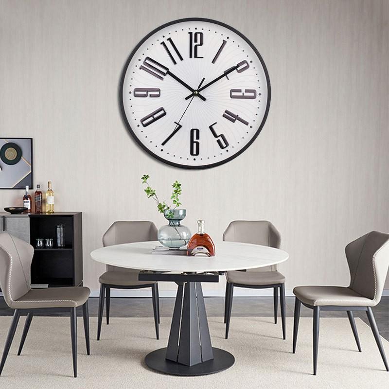 Simple Modern Light Luxury Silent Living Room Home Bedroom Office Simple Clock Wall Clock Quartz Clock Wall Clock