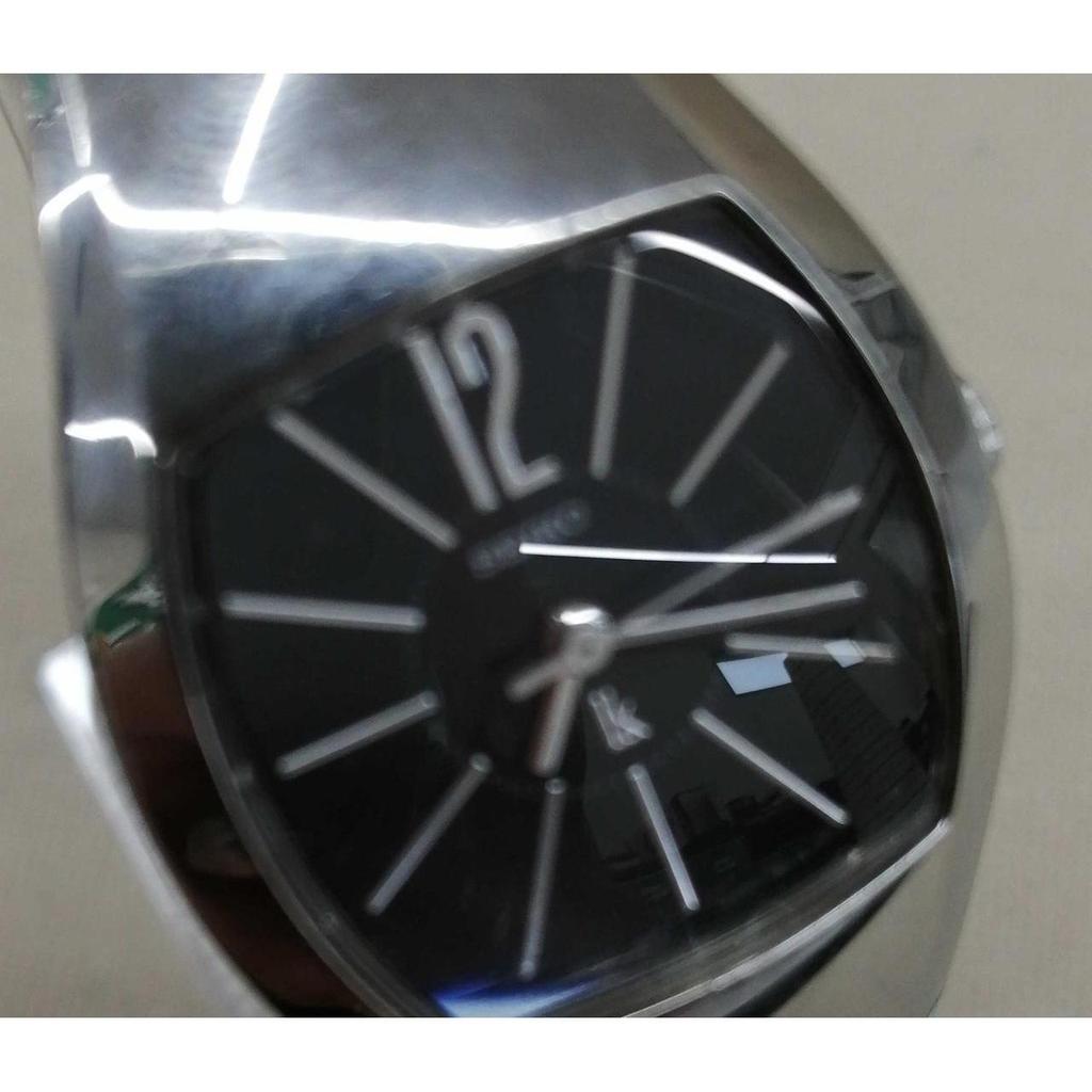 Used SEIKO 4N21-5450 Black Quartz Watch