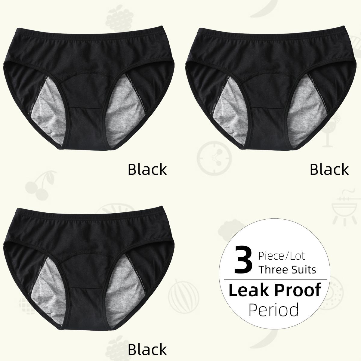 

Сплошные физиологические женские трусики с низкой талией, расширенные герметичные менструальные брюки, удобное дышащее женское нижнее белье для менструации S