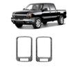 Car Dashboard Interior Accessories Carbon Fiber Trim Cover For Chevy Silverado 1500 1999-2002 Co-Pilot Air Outlet Vent