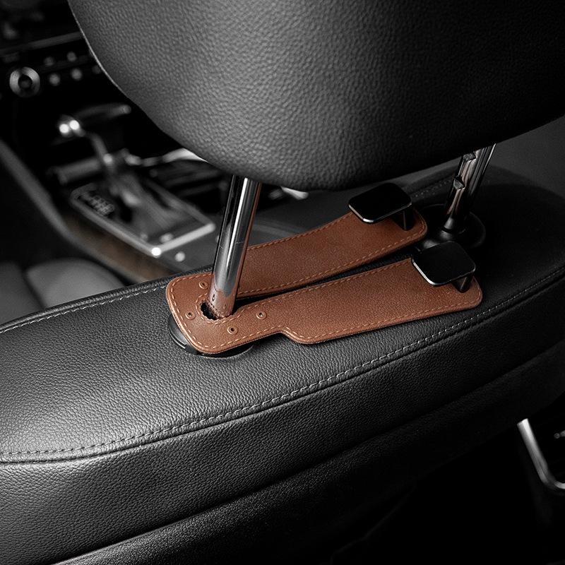 Car Seat Back Double Hooks for Interior Storage