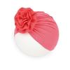 Newborn Hat Soft Stylish Polyester Cotton Big Flower Baby Cap for Little Girl