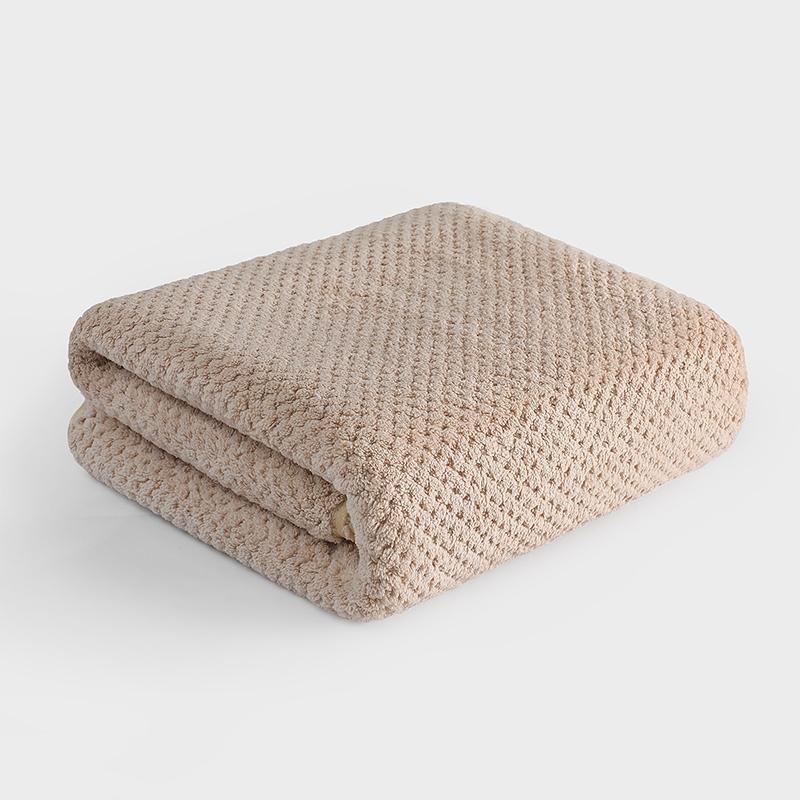 Ultra-Soft Coral Fleece Bath Towel Thickening Is Not Easy To Shed Absorbent Towels Bathroom Hotel Eco-Friendly Beach Towel