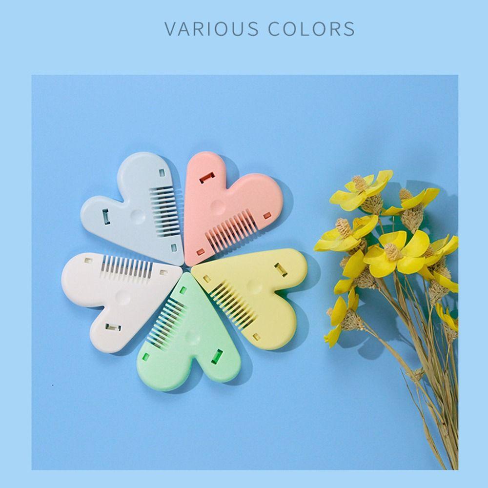 Durable Children Bangs Trimmer Peach Heart Hair Cutting Comb Cute Double Sided Hair Clipper Boys