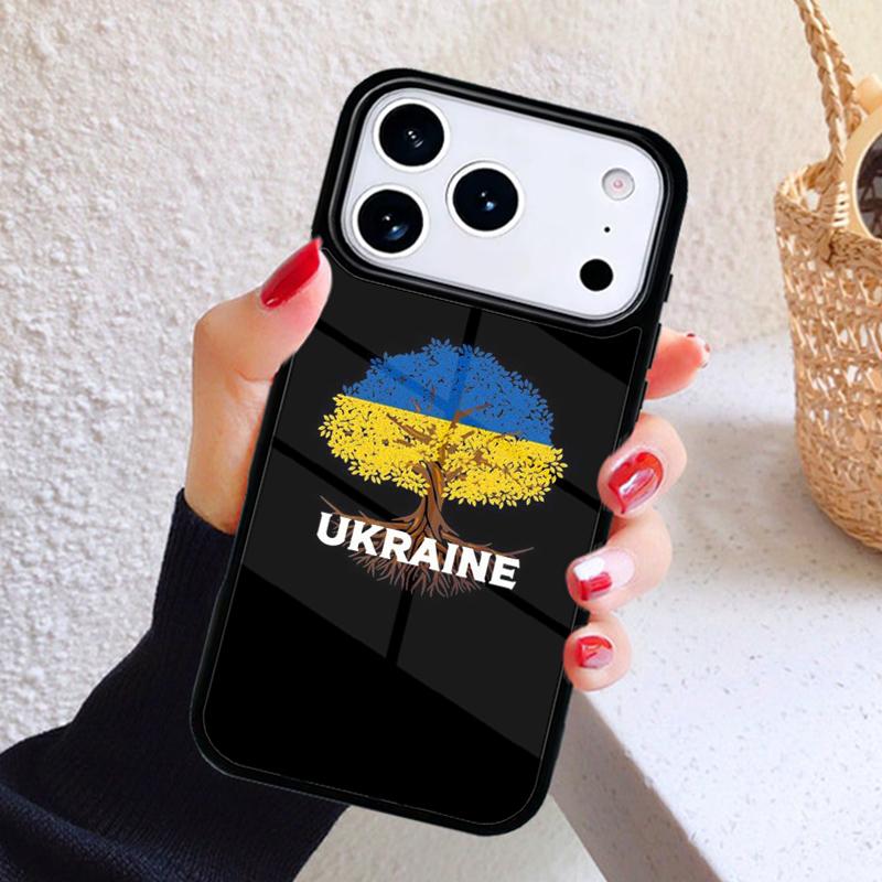 U-kraine Flag Phone Case For iPhone 17 Air 16 15 14 13 12 11 Pro Max Plus