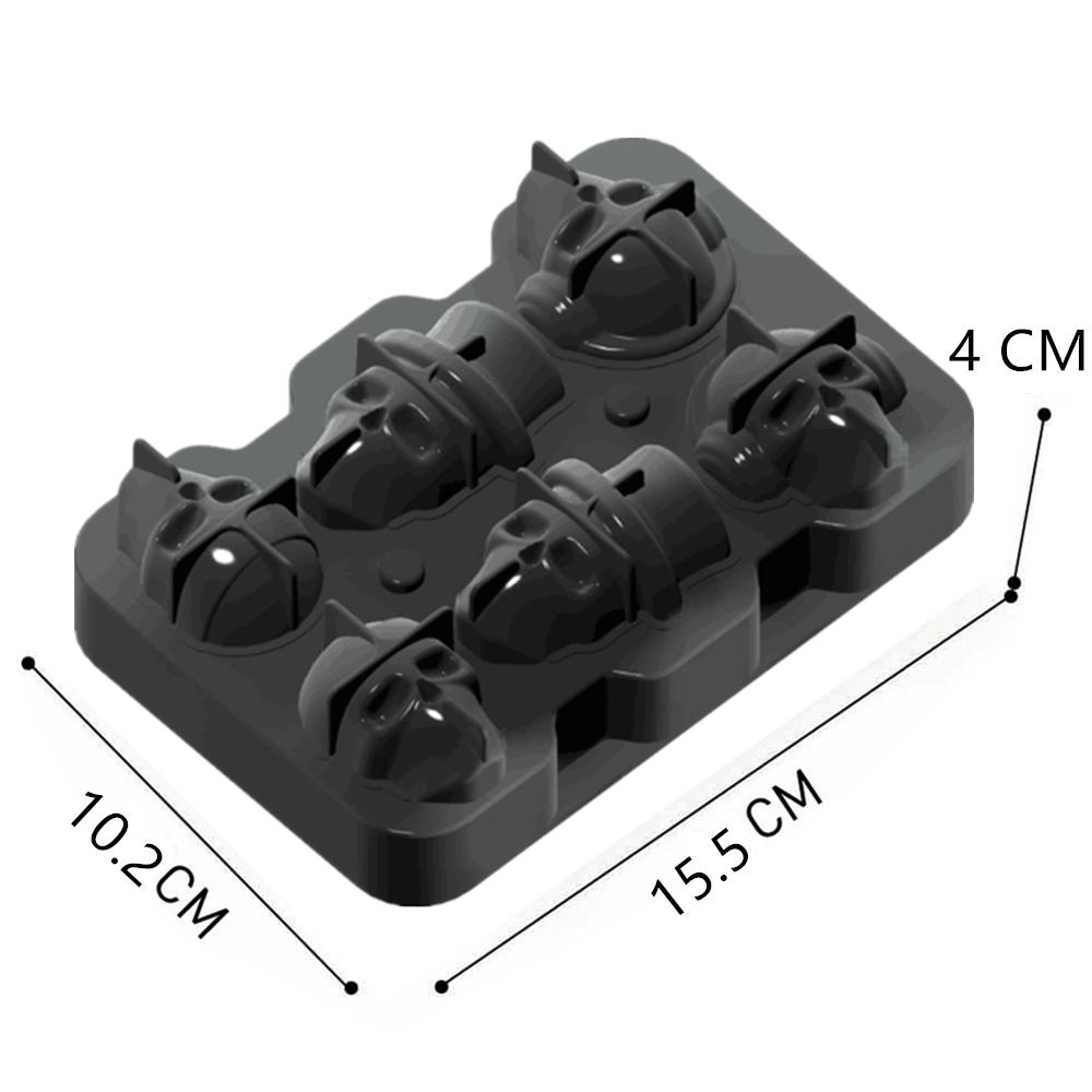

Форма для льда в виде черепов 1Pc(6 Grids)