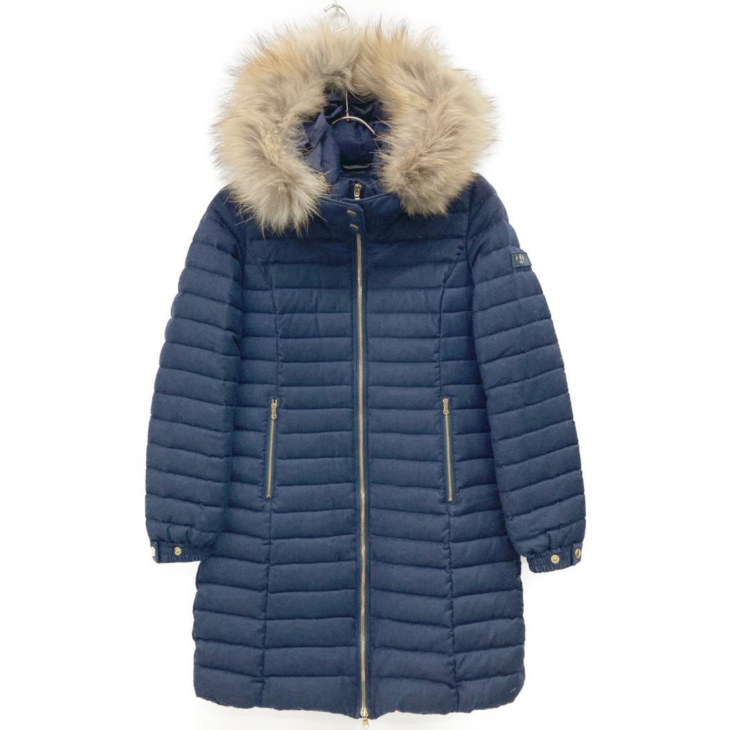 TATRAS LTA20A4581 Navy Wool Long Down Coat coat 1 NavyUsed