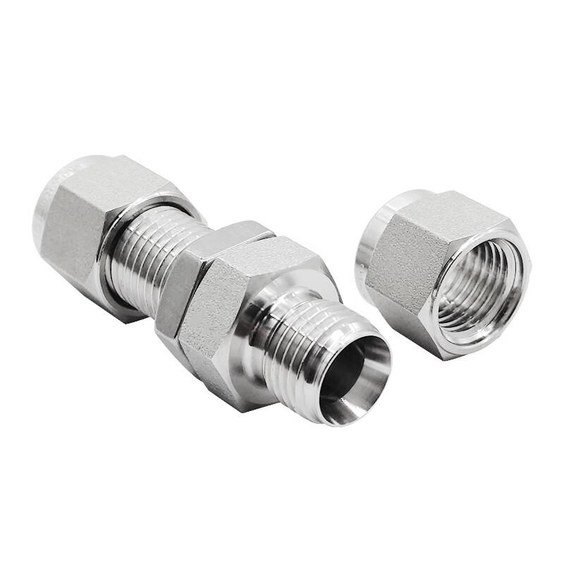 316L Stainless Steel Through-Panel Ferrule Fitting