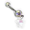 Les Trésors De Lily [H9422] - Body Piercing 'Star' Boreal White
