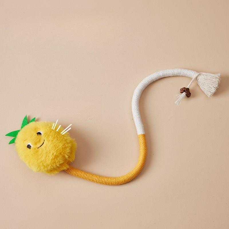 Cat and Dog Bite Rope Toy a Self Soothing Toolfor Relieving Boredomgrinding Teethenduring Bites Consuming Energyteasing Catstick