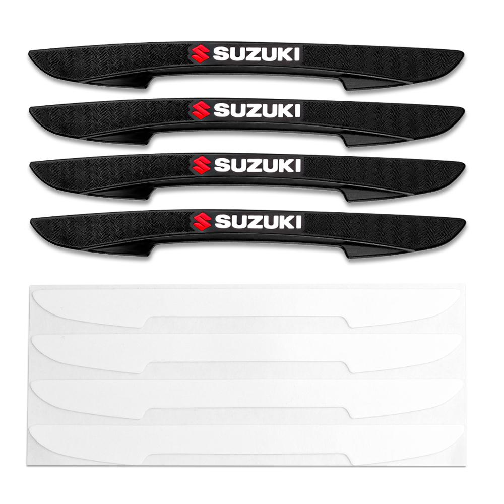 4PCS Auto Anti Collision Strips Car Door Edge Protector Stickers For Suzuki Grand Vitara Samurai Gsx S750 Vstrom 650 Jimmy Alto