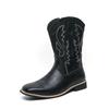 Men's Boots Hand-embroidered Western Cowboy Boots European and American Ethnic Style Characteristic Men's Boots Foreign Trade Large Size Tibetan Boots