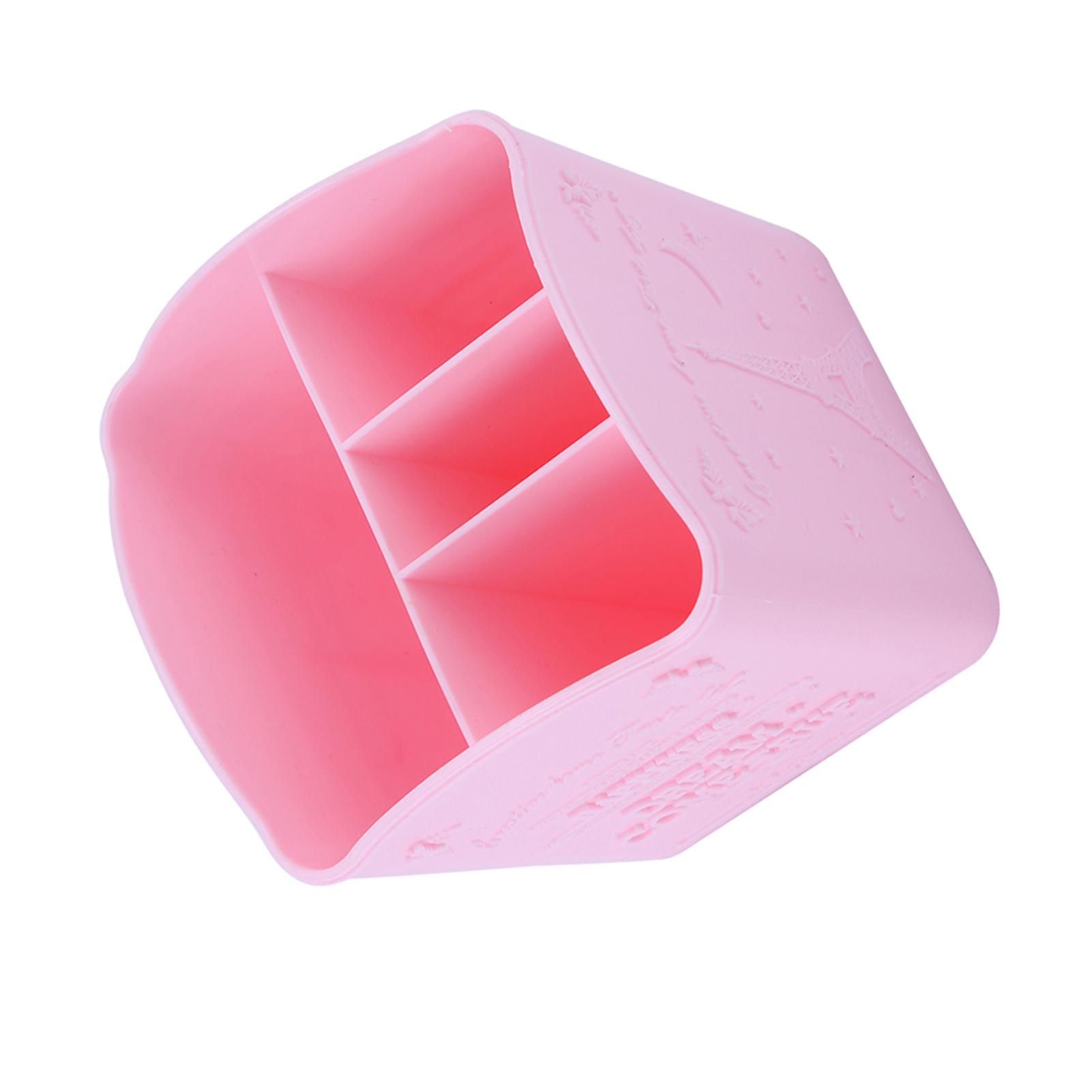 

НОВЫЙ контейнер для хранения канцелярских принадлежностей, косметики и маникюрных инструментов с принтом Эйфелевой башни (розовый) розовый