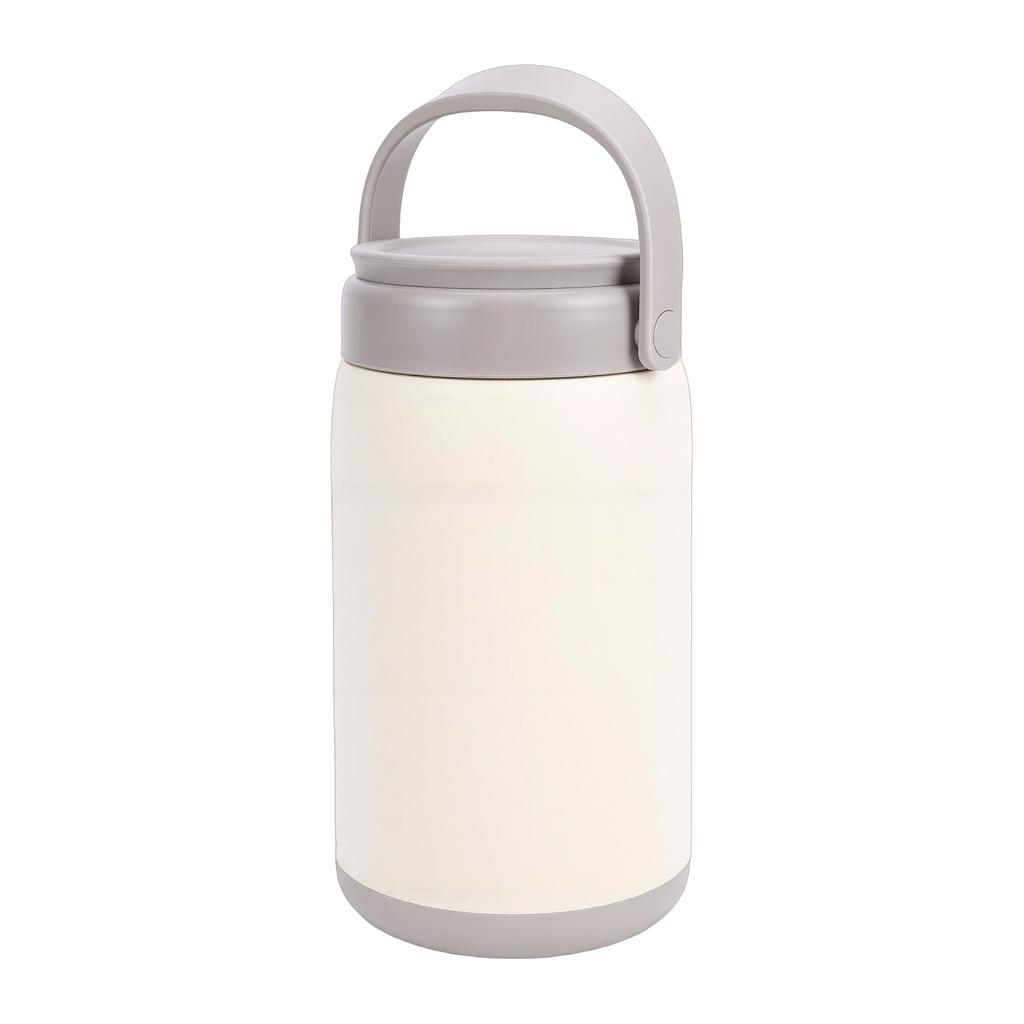 Insulated Food Container 304 Stainless Steel Portable Vacuum Insulated Lunch Box Hot Food Jar for Adults Students Grey