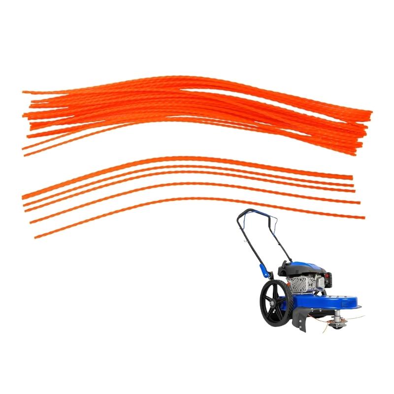 Economical 40PCS Flexible Durability Heavy Duty Grass Trimmer Line StringCord 21.25in X 155in for Handheld Lawn Mowers