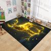 New Product Glowing Golden Stag Carpet for Living Room Bedroom Bedside Floor Mat Cloakroom Child Play Mat Area Rug Large Size