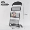 HANDUNYOU 3-Tier Black Magazine Display Rack