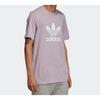 Adidas Originals Trefoil Logo Sports Tee Men Tops Light-Pink Purple Grey ED4714