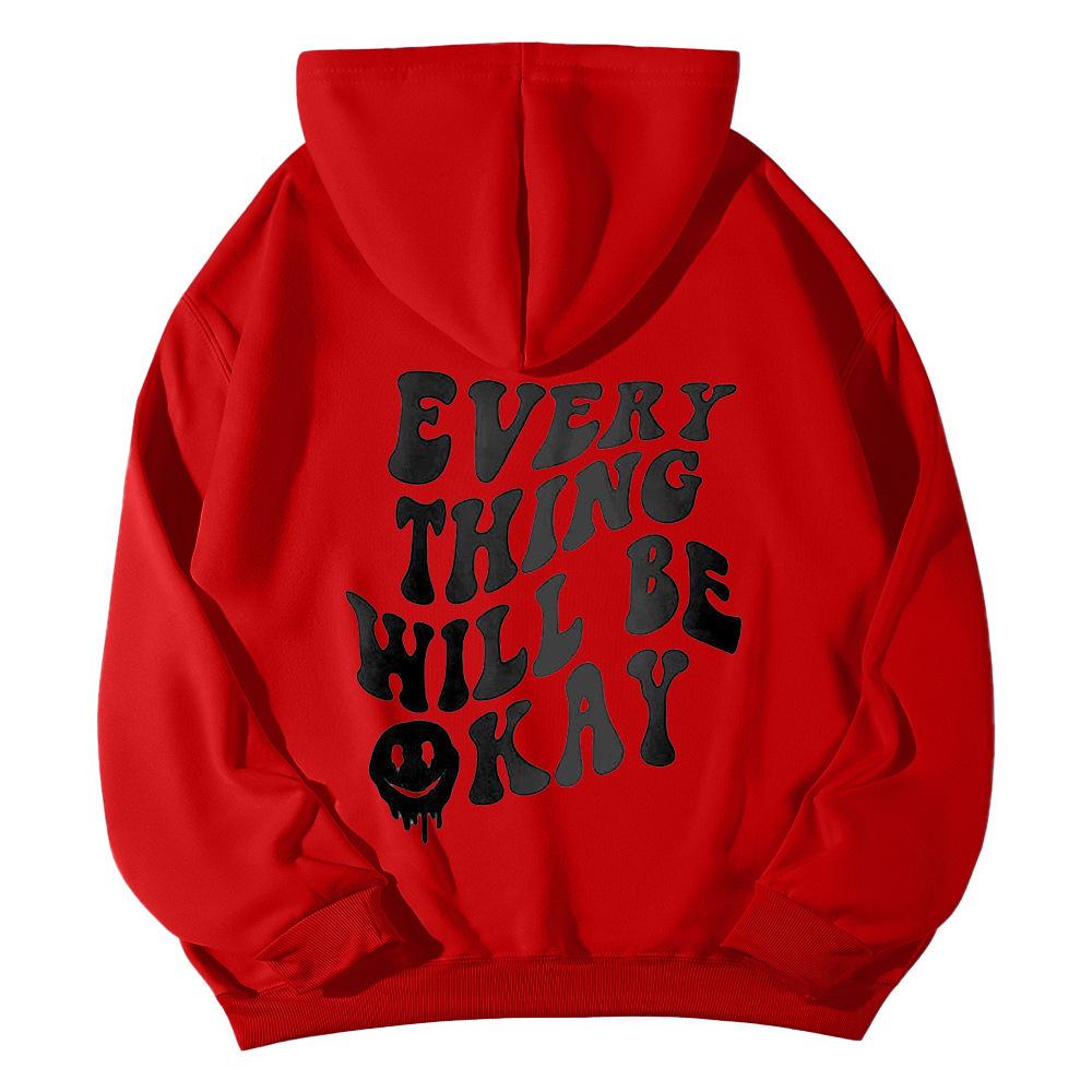 SOLY HUX Women's Sweatshirt Pattern Hoodie Casual Long Sleeve Loose Pullover with Kangaroo Pocket