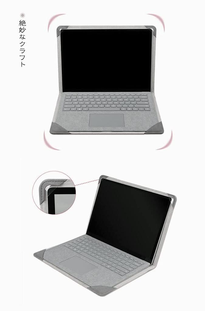 Elegante Lederhülle für Surface Laptop, rosafarbene Brieftaschenhülle/Schutzhülle 2/Surface Laptop. Brieftaschenhülle/Schutzhülle 2. Rosa.