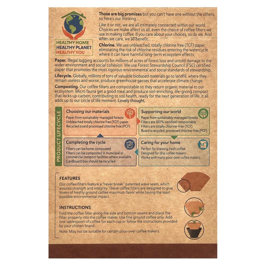 Coffee Filter, No. 2, 100 Filters