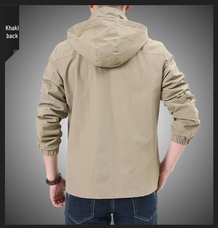 2026 Men's Quick-Drying Windbreaker: Spring/Autumn Outdoor Military-Style Waterproof Jacket