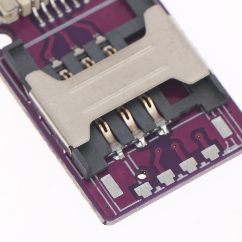 Lötbarer Esim-Chip auf Platine Lötpunkte zu Esim-externem Kartenhalter Esim-Karten-Verlängerungskabel Externe Erweiterungsumwandlung