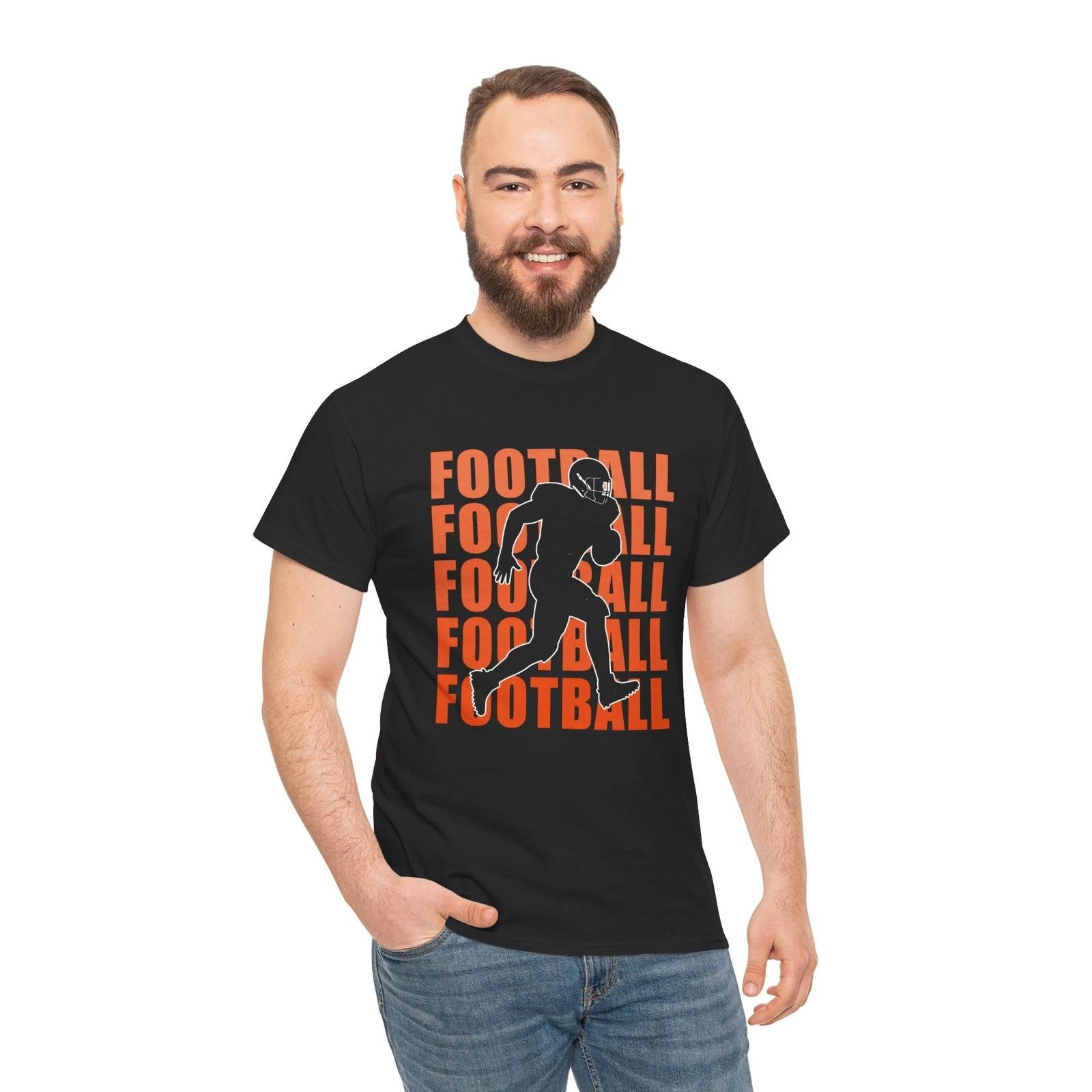 American Football T-Shirt - Football Fan Tee for Game Day & Tailgating 4XL