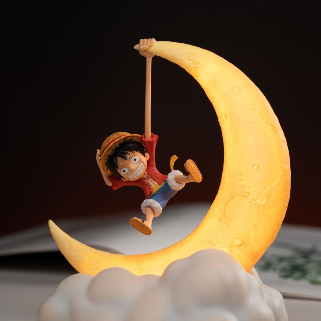 Magnetyczna Lampka Nocna Luffy Kreatywna Figurka Lampa Prezent Urodzinowy Dekoracja Anime