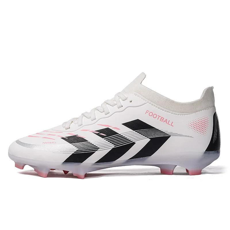 Profesyonel Futbol Ayakkabıları Erkek Futbol Ayakkabıları Dış Saha Spor Kramponları Genç TF/FG Uzun Çivili Yapay Çim Antrenman Ayakkabıları
